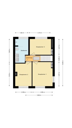 Floorplan - Pastoor Gillisstraat 137, 5121 CD Rijen